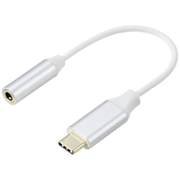Renkforce RF-6056890 Kabeladapter USB-C 3,5 mm Weiß