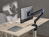 Equip 17"-35" Premium Monitor Desk Mount Bracket, Black