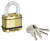 MASTER LOCK 52mm wide Excell laminated steel padlock; brass finish