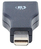 Manhattan Mini DisplayPort 1.2 to DisplayPort Adapter, 1080p@60Hz, Male to Female, Black, Lifetime Warranty, Polybag
