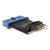 InLine 4043718209958 cable gender changer USB 3.0 19 Pin USB 2.0 internal Black, Blue