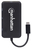 Manhattan USB-C 4-in-1 Audio/Video-Konverter, USB 3.1 Typ C-Stecker auf HDMI-/DisplayPort-/VGA-/DVI-Buchse, schwarz