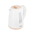 Adler AD 1264 bouilloire 1,7 L 2200 W Noisettes, Blanc