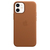 Apple iPhone 12 mini Leather Case with MagSafe - Saddle Brown