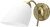 Activejet Applique simple classique NIKITA Patyna E27 pour le salon