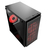 Gembird CCC-FORNAX-950R zabezpieczenia & uchwyty komputerów Midi Tower Czarny, Czerwony