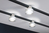 Paulmann 96809 spot d'éclairage Spot lumineux sur rail Chrome, Acier satin, Transparent Ampoule(s) non remplaçable(s) LED