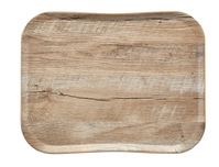 Versa Century Polyester Holzoptik Tablett 33 x 43 cm Hell Eiche von Cambro Das