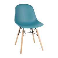 Bolero Arlo Beistellstühle Blaugrün (2er Pack) Moderne Stühle in italienischem