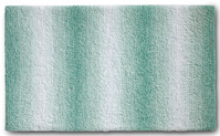 Kela Badematte Ombre aus 100% Polyester, jadegrün, ca. 800mm x 500mm x 37mm (L