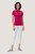 Damen Poloshirt MIKRALINAR®, magenta, 5XL - magenta | 5XL: Detailansicht 6