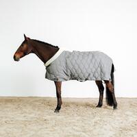 Horse And Pony Riding 300 G Stable Rug Combo 300 - Mid Grey - 95cm