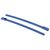 RS PRO Edelstahl mit Polyesterbeschichtung Kabelbinder Mit Kugelverschluss Blau 4,6 mm x 100mm, 100 Stück