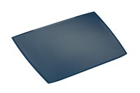 Durable ARTWORK Overlay Desk Mat | Non-Slip with Clear Anti-Glare Cover | Blue