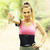 Relaxdays Bauchweggürtel Hula Hoop, 110cm, Neopren, Fitnessgürtel Damen, mit Klettverschluss, Bauchgürtel, schwarz/pink