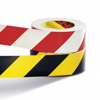 Non-Reflective Hazard Warning Tape - 60mm x 66m Roll - (420.11.965) Black and Yellow
