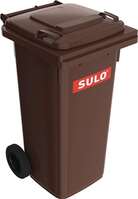 SULO 1073652 Müllgroßbehälter 120 l HDPE braun fahrbar, nach EN 840