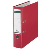 Leitz 180 Lever Arch File Polypropylene A4 80mm Spine Width Red (Pack 10)