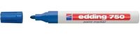Edding 750 Paint Marker Bullet Tip 2-4mm Line Blue (Pack 10)