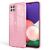 NALIA Robuste Glitzerhülle für Samsung Galaxy A22 5G, Stoßfest Glänzend, Verstärkte Silikonhülle Pink