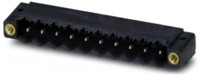 Stiftleiste, 10-polig, RM 5.08 mm, gerade, schwarz, 1954883