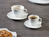 Espresso-/Becher-Untertasse Contrast; 12 cm (Ø); weiß; rund; 6 Stk/Pck