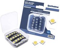 Barthelme SMD LED készlet 5050 Melegfehér 7000 mcd 120 ° 60 mA 3 V ömlesztett