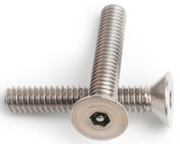 M5 X 10 PIN HEX (SW3) COUNTERSUNK SECURITY SCREW Sim.7991 A2 STAINLESS STEEL