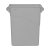 Mülltonne 60 L mit Griffen B 27,9 x T 58,5 x H 63,2 cm Kunststoff grau