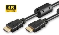 HDMI High Speed cable, 1,5m With Ferrite Core. High Speed HDMI with Ethernet HDMI-Kabel