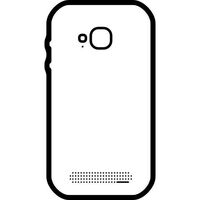 Back Cover Black for Motorola Moto E XT1021, XT1022, XT1025 XT1021,XT1022,XT1025 Back Cover Black Handy-Ersatzteile