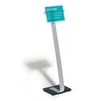 CRYSTAL SIGN floor stand