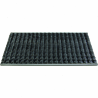 Schmutzfangmatte Eazycare Wave 98,5x58,5cm aluminium/schwarz