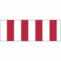 Tonpapier Streifen 130g/qm 49,5x68cm weiß/rot
