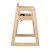 Bolero Wooden Highchair Seat in Natural Finish - 750(H)x510(W)x510(D)mm