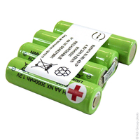 Pack(s) Batterie Nimh 4x AA NX 4S1P ST1 4.8V 2000mAh PP