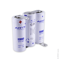 Batterie(s) Batterie eclairage secours 3x F VT 3S1P ST1 3.6V 7Ah T2