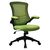 Medium height mesh back office chair with fold up arms and black frame with black frame