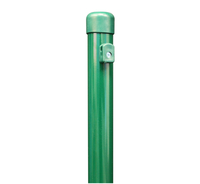 Zaunpf.,sendzimirver.grün Kst.b.,L2000mm,Pfostenst.Ø34mm,Geflechth.1500mm
