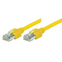 Tecline Patchkabel Cat. 5e, S/UTP, hochflexibel, gelb, 25,0 m