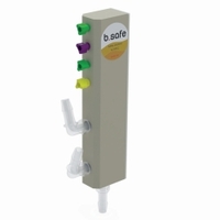 Tischverteiler b.safe PP mit silikonfreiem Klebepad