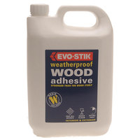 Evo-Stik 718418 Resin W Weatherproof Exterior Wood Adhesive 5litre