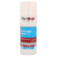 PlastiKote 440.0071016.076 Trade Radiator Spray Paint Gloss White 400ml