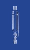 50ml Ampoule de coulée cylindrique avec tube d&apos;équilibrage de pression en verre borosilicaté 3.3