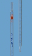 Meßpipetten BLAUBRAND 1ml:0,1ml Klasse AS völliger Ablauf AR-Glas blau grad.