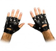 Guantes Punk sin dedos Universal Adulto