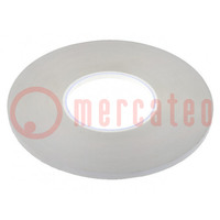 Tape: fixing; W: 6mm; L: 55m; Thk: 0.25mm; double-sided; acrylic