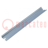 DIN rail; steel; W: 35mm; L: 260mm; TA3429; Plating: zinc
