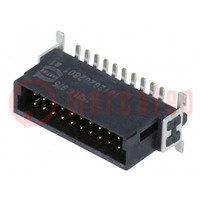 Connector: PCB-cable/PCB; male; PIN: 20; 1.27mm; har-flex®; 2.3A