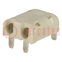 Connector: stekker; Poke-In; 4mm; banen: 2; 22AWG÷18AWG; 4A; THT